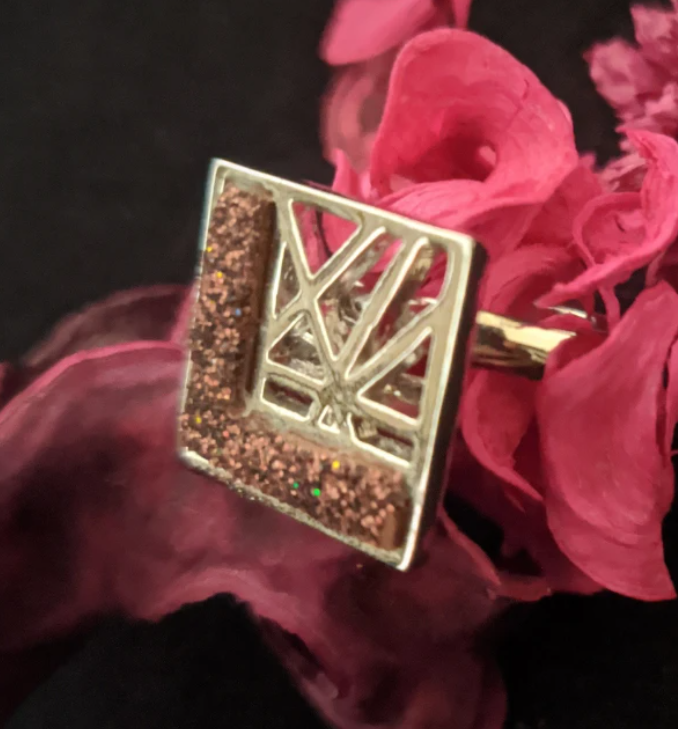 glitzy ring