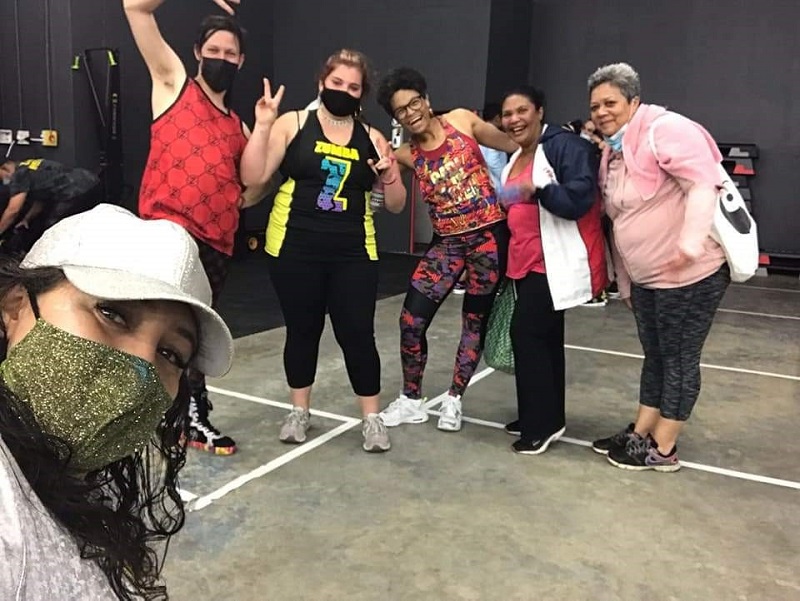Ally and students