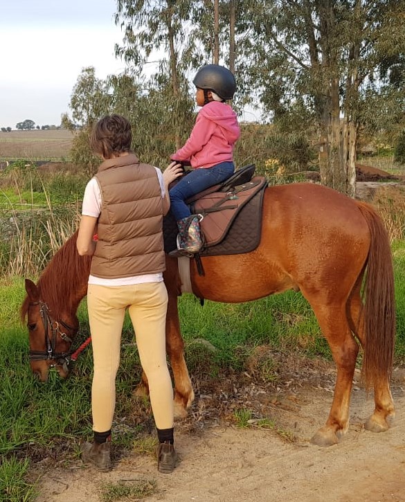 horse riding