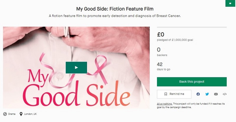 My Good Side fundraiser